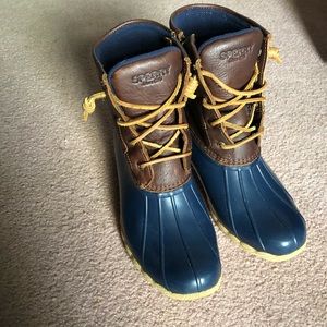 Sperry duck boots!